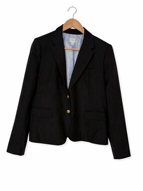 J. Crew Factory Navy Women's Blazer with Gold Buttons